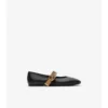 Robin-Ballerinas aus Leder mit Karomuster
