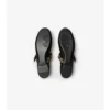 Robin-Ballerinas aus Leder mit Karomuster