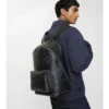 Rucksack mit geprägter Karomusterung