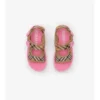 Sandalen mit Karomuster