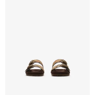 Sandalen mit Python-Print aus Leder 