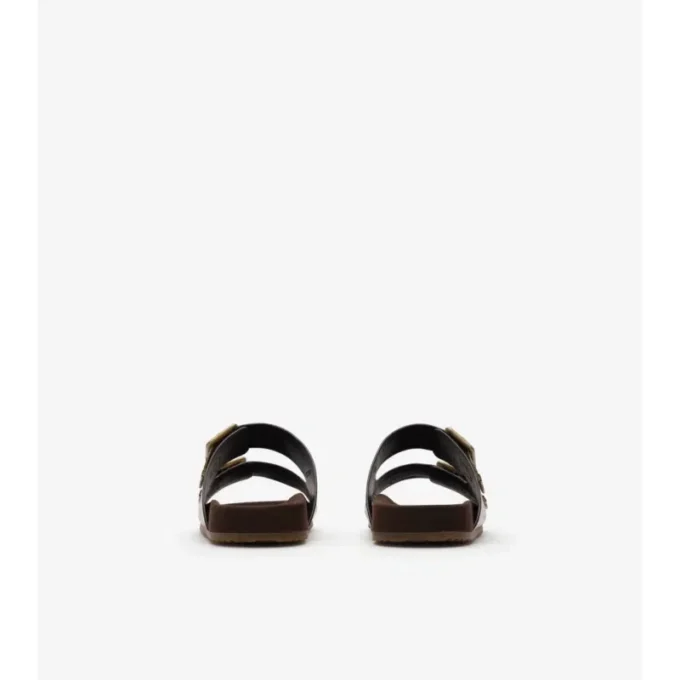 Sandalen mit Python-Print aus Leder 