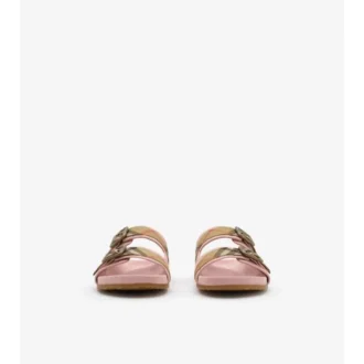 Sandalen „Urchin“ aus Wildleder mit Karomuster