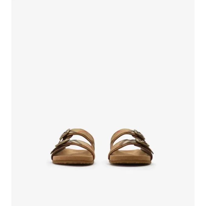 Sandalen „Urchin“ aus Wildleder mit Karomuster