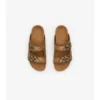 Sandalen „Urchin“ aus Wildleder mit Karomuster