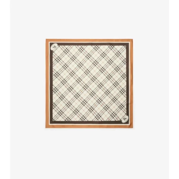 Seidenschal mit Burberry-Karomuster