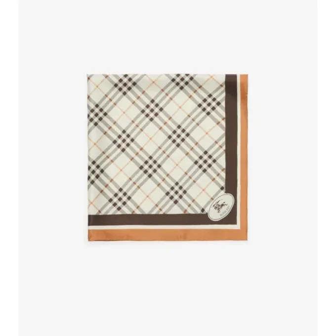 Seidenschal mit Burberry-Karomuster