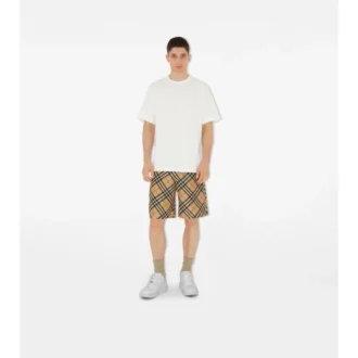 Seidenshorts mit Karomuster