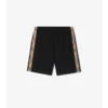 Shorts aus Baumwollmischgewebe mit Karomuster