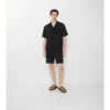 Shorts aus Baumwollvoile mit Karomuster