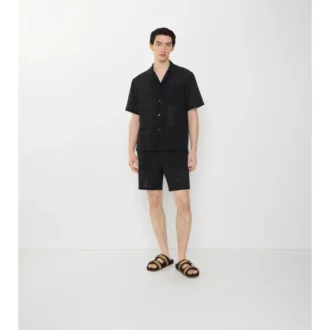 Shorts aus Baumwollvoile mit Karomuster