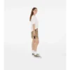 Shorts aus Stretch-Baumwolle mit Karomuster