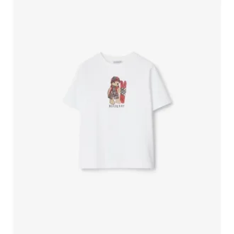 Ski Bear Baumwoll-T-Shirt