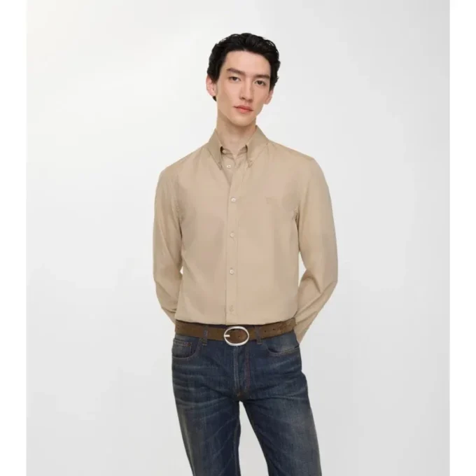 Slim-Fit-Baumwollhemd
