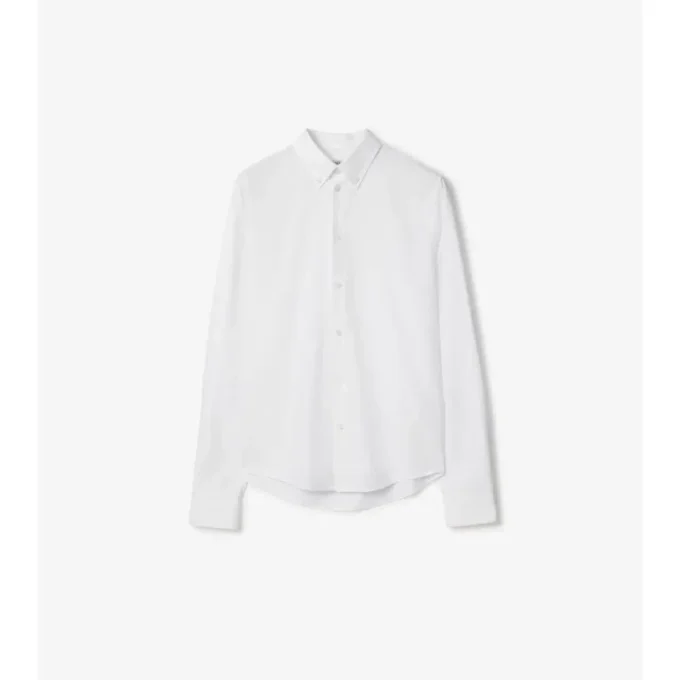 Slim-Fit-Hemd aus Baumwoll-Oxford