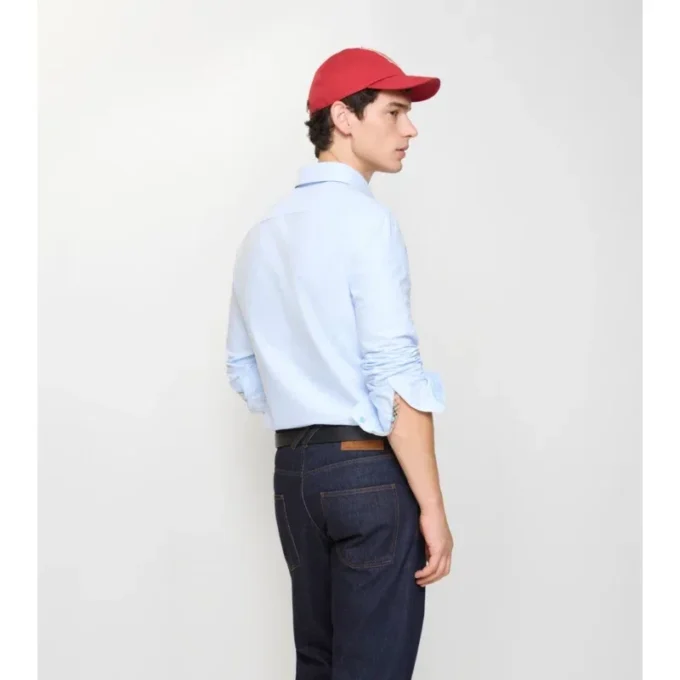 Slim-Fit-Hemd aus Baumwoll-Oxford