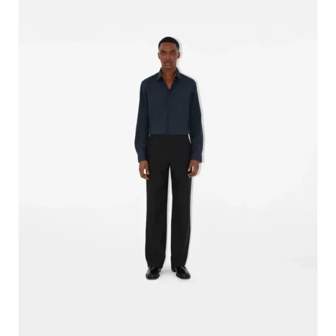 Slim-Fit-Hemd aus Stretch-Baumwolle