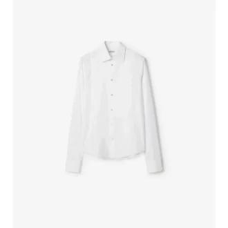 Slim-Fit-Smokinghemd aus Baumwolle