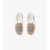 Slip-On-Sneaker aus Baumwoll-Karostoff