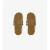 Slipper aus Wollmischung mit Karomuster