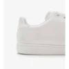 Sneaker aus geprägtem Leder mit Karomuster 