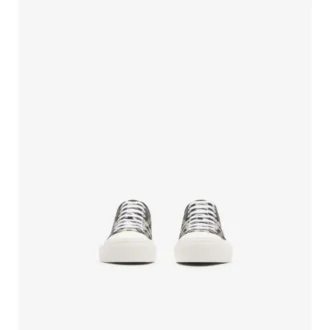 Sneaker aus Nylon-Mischgewebe mit Karomuster