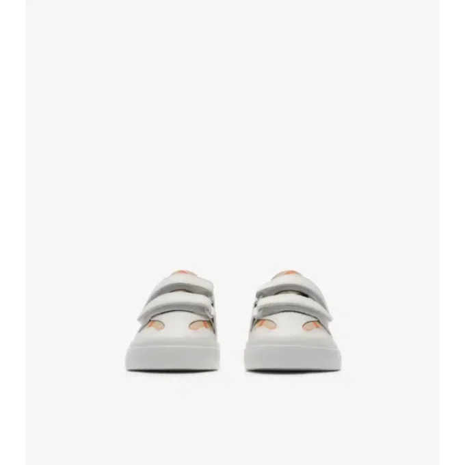 Sneaker mit Karomuster und Leder