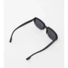 Sonnenbrille mit rechteckigem Rahmen und Logo-Detail