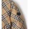 Steppjacke mit Kapuze aus Nylon im Burberry-Karomuster