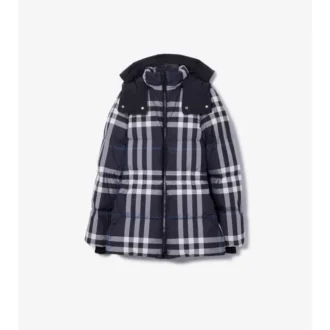 Steppjacke mit Karomuster