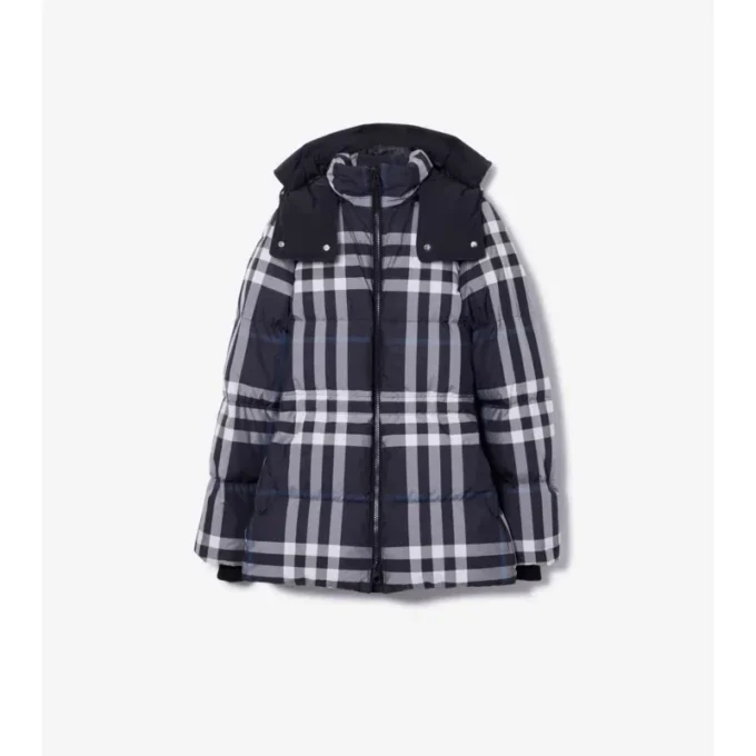 Steppjacke mit Karomuster