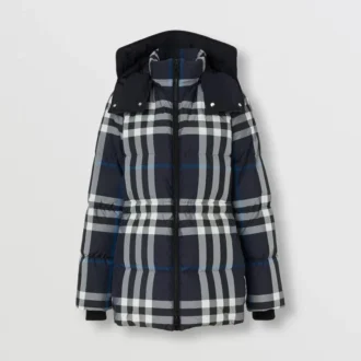 Steppjacke mit Karomuster