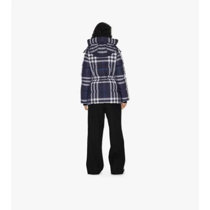 Steppjacke mit Karomuster