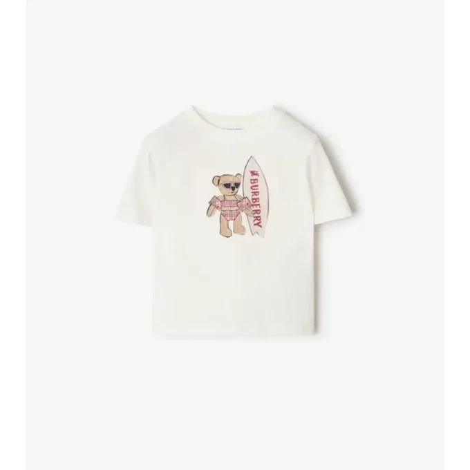 Surfer Bear Baumwoll-T-Shirt