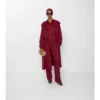 Trench Coat aus Seide mit Karomuster