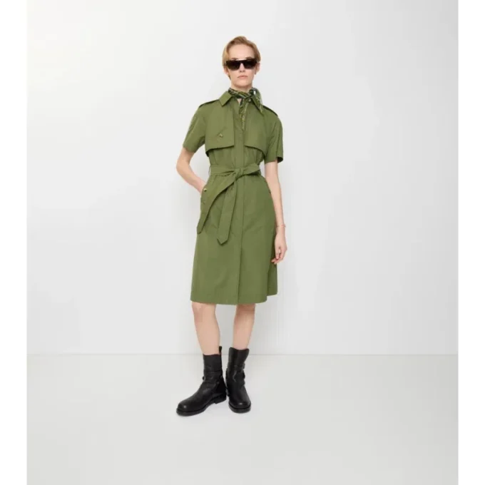 Trenchkleid aus Baumwollpopeline
