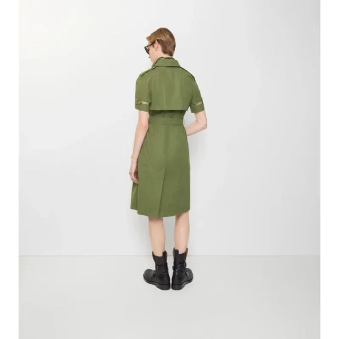 Trenchkleid aus Baumwollpopeline