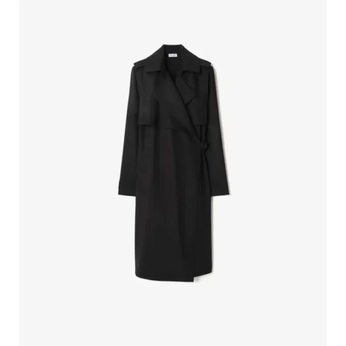 Trenchkleid aus Wolle