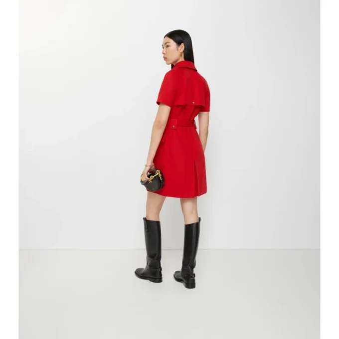 Trenchkleid aus Wolle