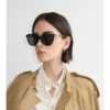 Tubular Check Runde Sonnenbrille 