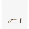 Tubular Check Runde Sonnenbrille