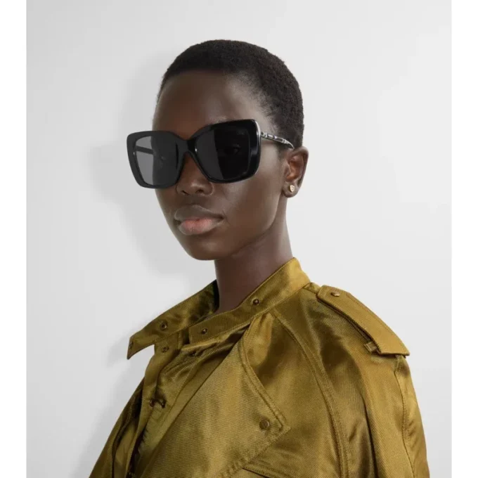 Tubular Check Square Polarisierte Sonnenbrille