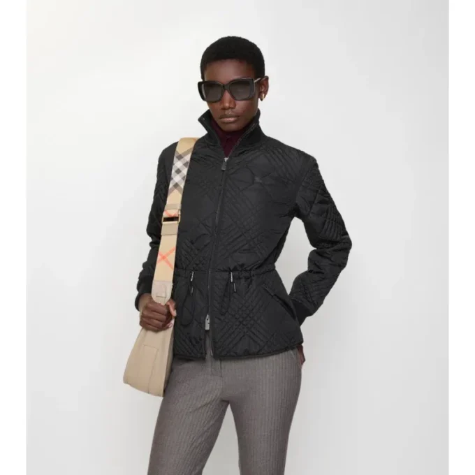 Wakerley-Jacke aus Nylon mit Mikro-Karomuster