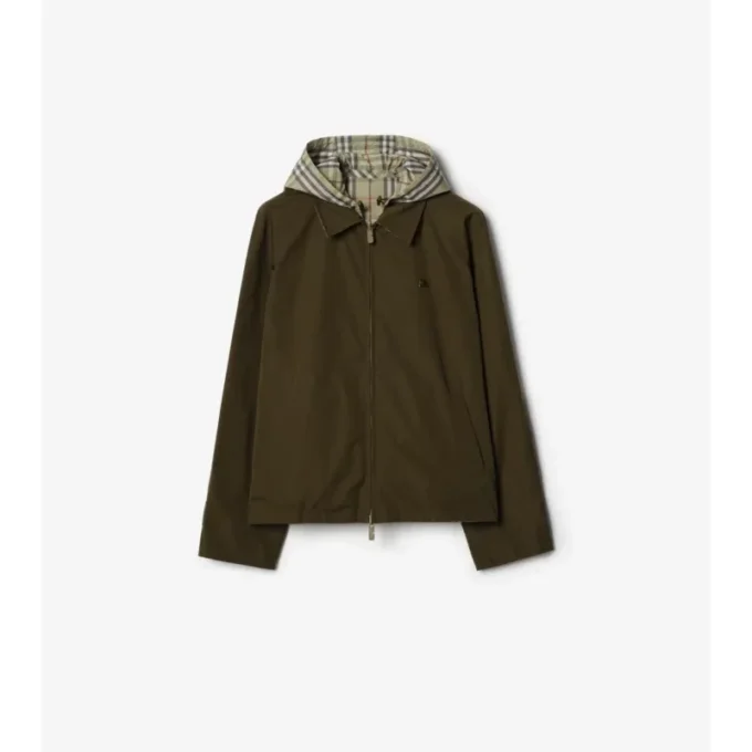 Wendbare Baumwolljacke mit Karomuster