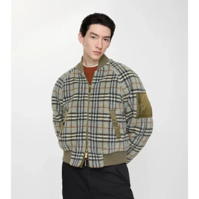 Wendbare Bomberjacke aus Nylon