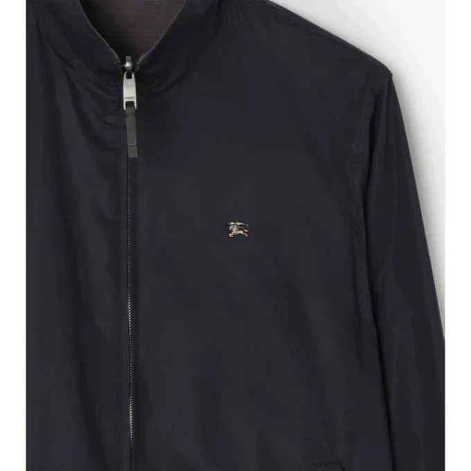 Wendbare Harrington-Jacke aus Baumwolle
