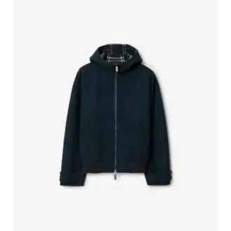 Wendbare Kapuzenjacke aus Wolle