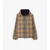 Wendbare Kapuzenjacke mit Karomuster