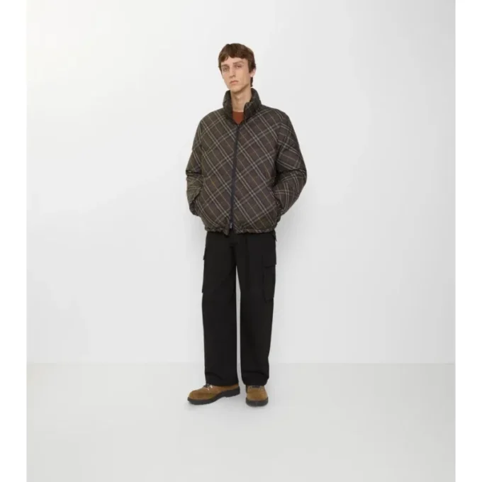 Wendbare Snowdon-Steppjacke mit Karomuster