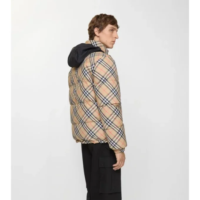 Wendbare Snowdon-Steppjacke mit Karomuster